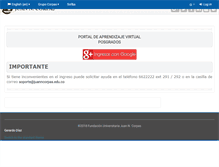 Tablet Screenshot of postgrados.juanncorpas.edu.co